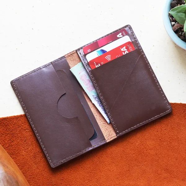 Goyal Leather Cardencia Luxe Card Holder – Chocolate
