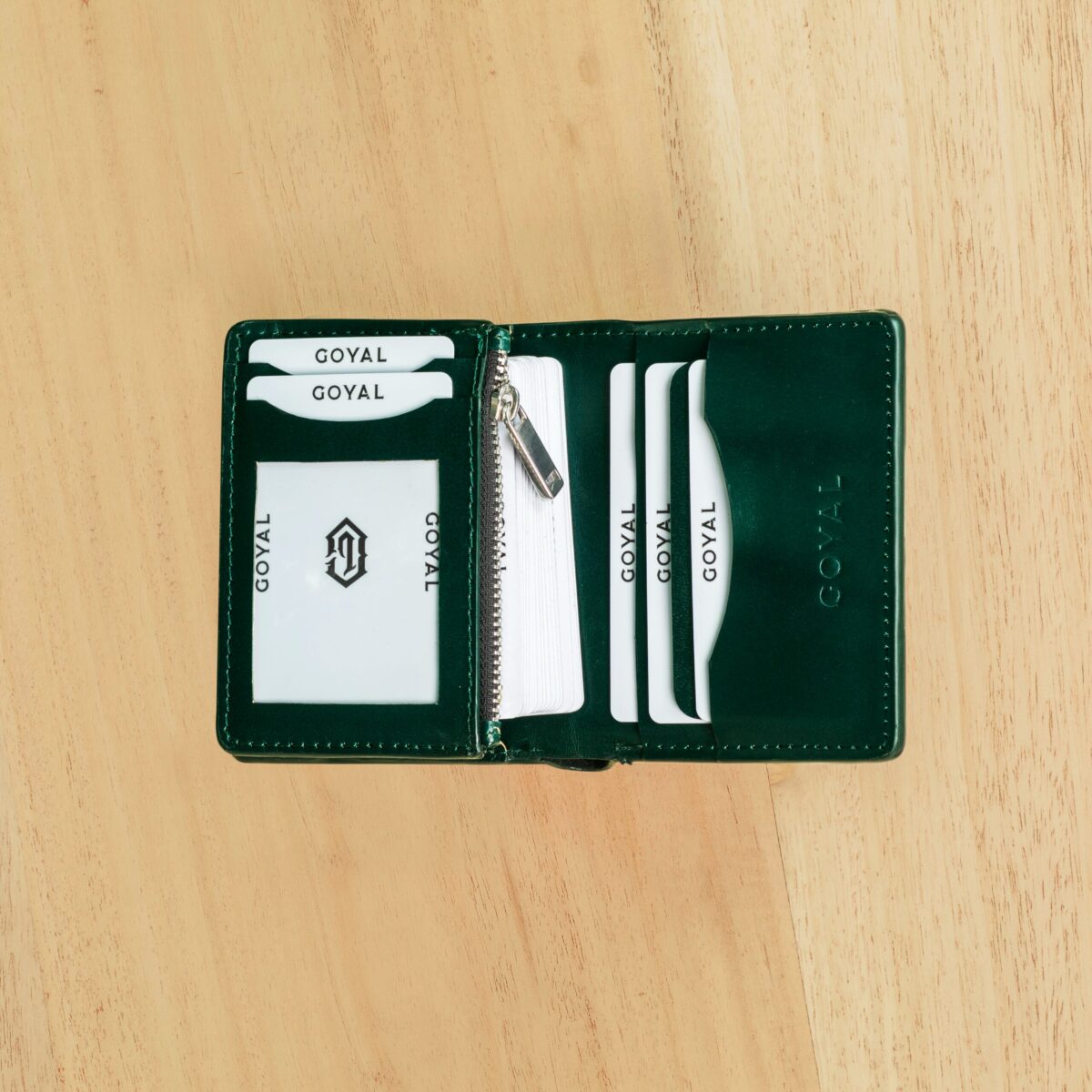 Napoleon Modern – Contemporary Leather Wallet Green - Image 3