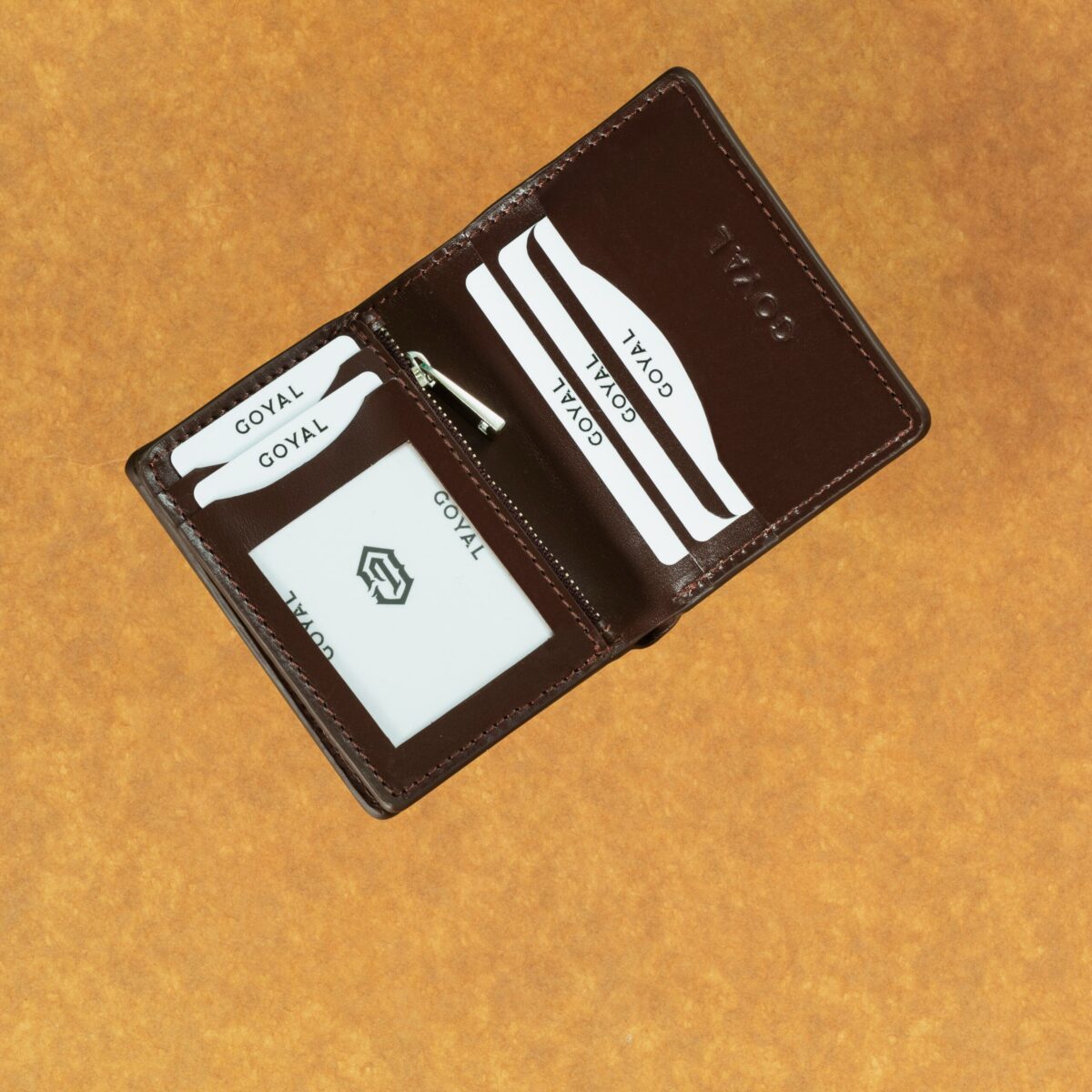 Napoleon Modern – Contemporary Leather Wallet Chocolate Brown - Image 3