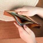 DualTone Modern – Leather Wallet with Zipper & ID Window Camel - Image 4