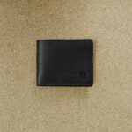 Executive Modern – Minimalist Black Leather Wallet with Secure Snap - Image 3