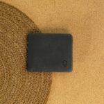 Classic Modern – Slim Bifold Leather Wallet Black